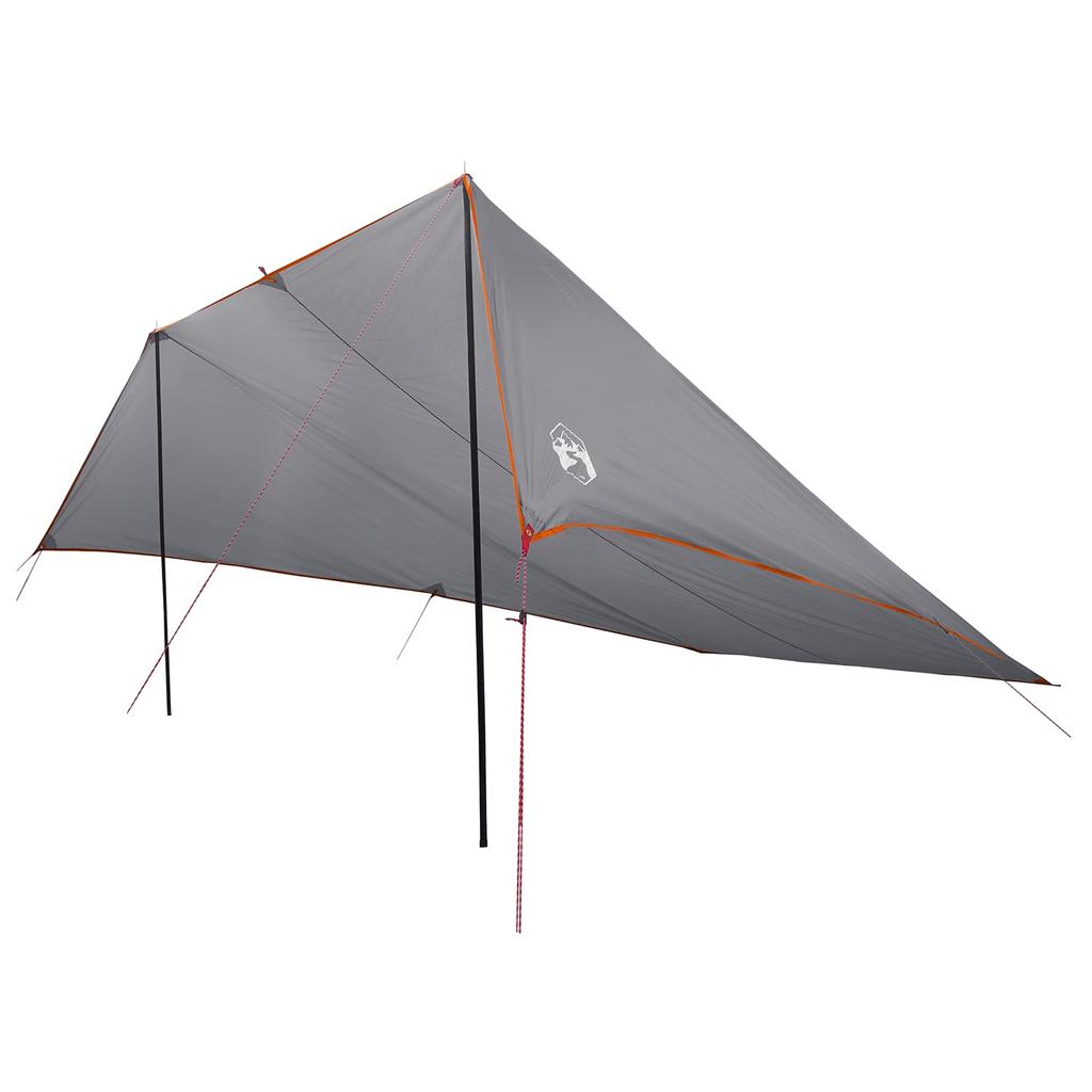 Vehicle Awning with Roof in Gray and Orange 518 x 580 x 215 cm