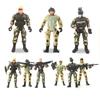 STARTIST 6-Piece American Soldier Warrior Movable Joint Figure Collection 10cm H
