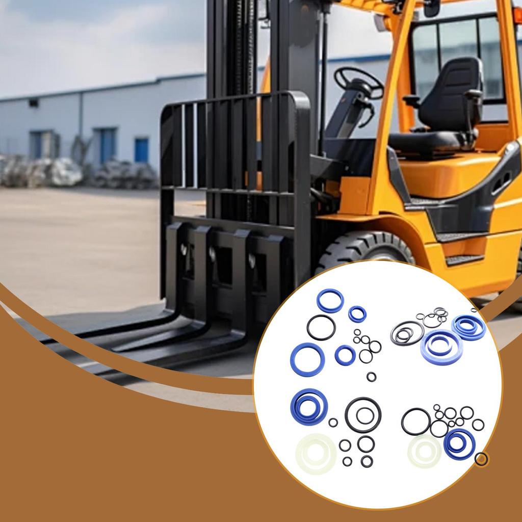 Manual Pallet Truck Oil Seal and O Ring Set Hydraulic Forklift Repair Kit Accessories for Easy Restoration