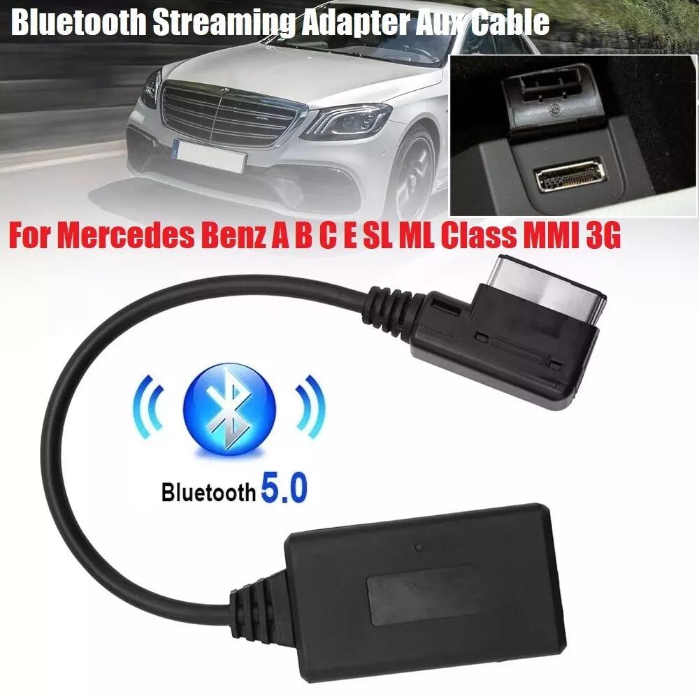 Беспроводной AUX-адаптер для автомобиля Bluetooth-адаптер для потоковой передачи данных Bluetooth-адаптер для музыки по Bluetooth для Mercedes Benz A B C E SL Class MMI 3G