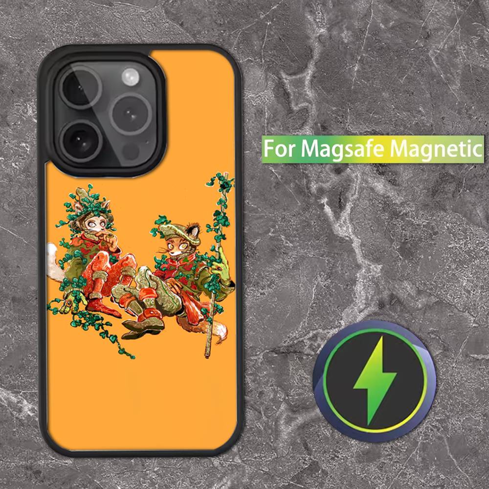 F-Фантастический Мистер Ф-Лис Чехол для Телефона Для iPhone 16,15,14,13,12,11,Pro,Max,Plus,Mini,SE Магнитная Беспроводная Зарядка Magsafe