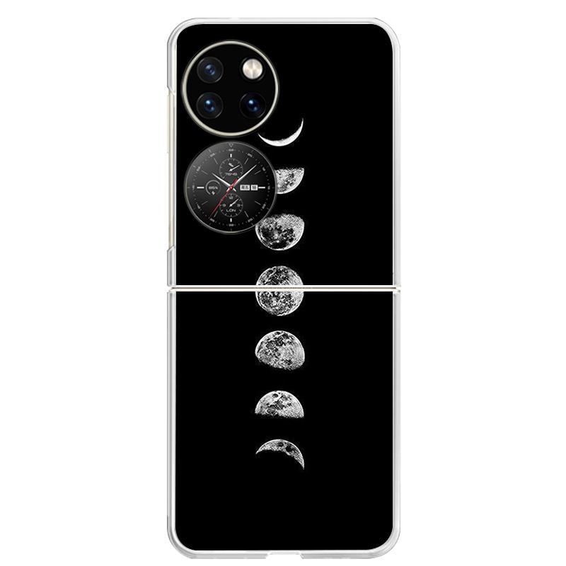 Для Huawei P50 Pocket Чехол Прозрачный Жесткий ПК Задняя Крышка Телефона Для Huawei Pocket 2 Чехлы P50 P 50 PocketS S Чехлы Capa