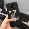 For Xiaomi Poco X3 NFC Case Soft Silicone TPU Cute Letter Back Cover For Xiaomi Poco X3 Pro Bumper PoxoX3 NFC Phone Cases 6.67''