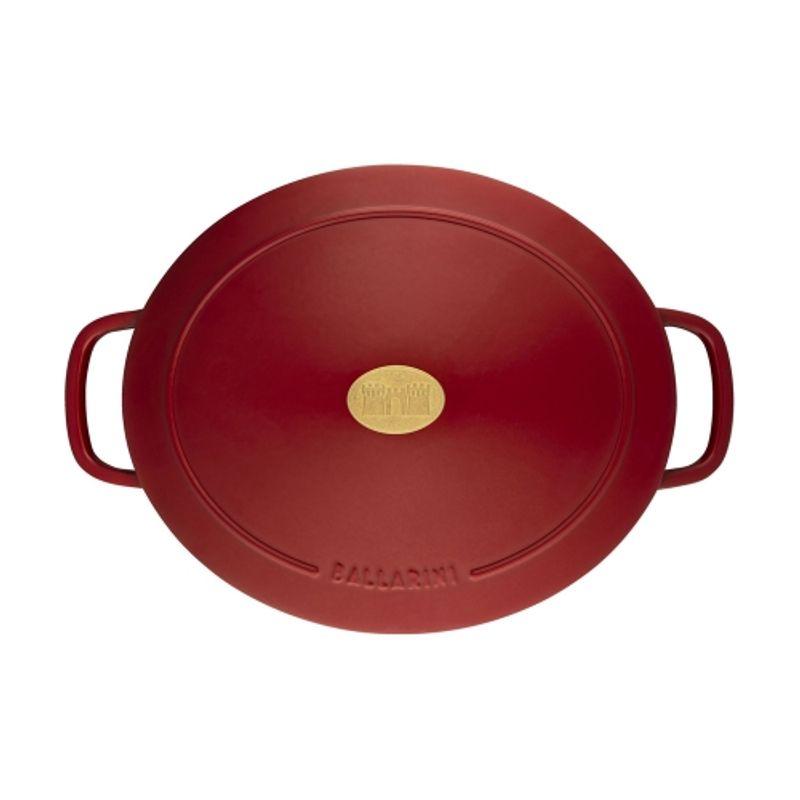 Ballarini Bellamonte Cocotte Oval Cast Iron Pan 29cm Red (Tax Included)