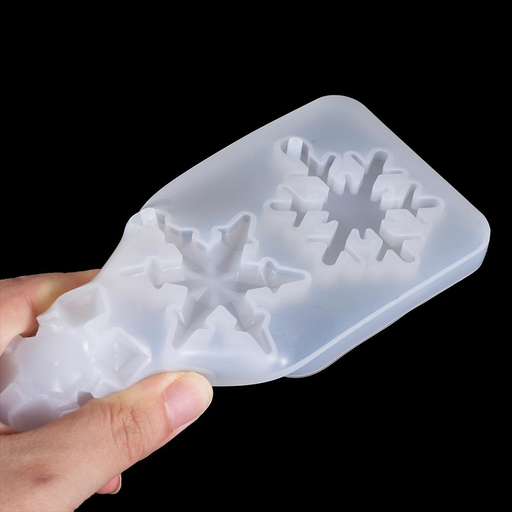 Supplies Hanging Crafts Silicone Pendant Christmas Gift Snowflake Resin Molds Epoxy Resin Mold