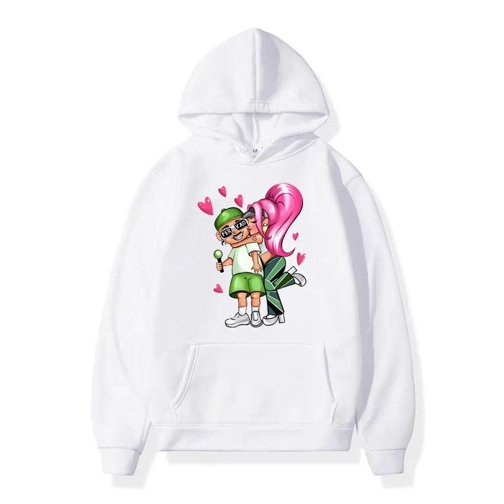 Рэппер Feid Ferxxo, толстовки с принтом альбома для пар, Kawaii, модная толстовка унисекс, женская свободная толстовка в стиле хип-хоп Y2k, эстетичная уличная одежда