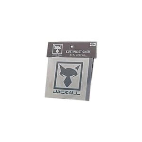 JACKALL JK Cutting Sticker, Square, Small, Black