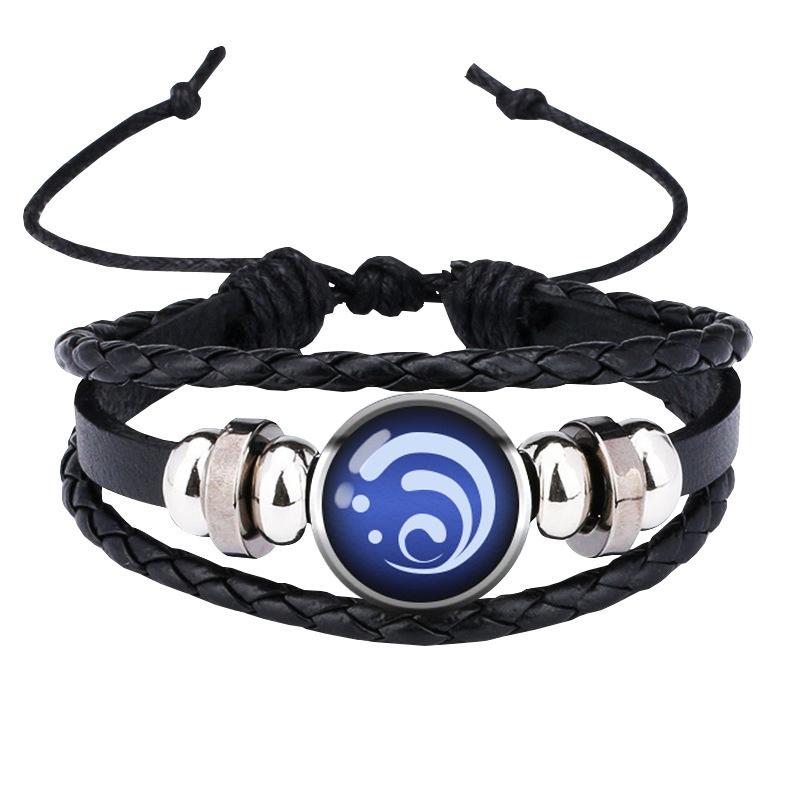 Аниме браслет косплей кожаный браслет женщины мужчины браслет ювелирные изделия аксессуары