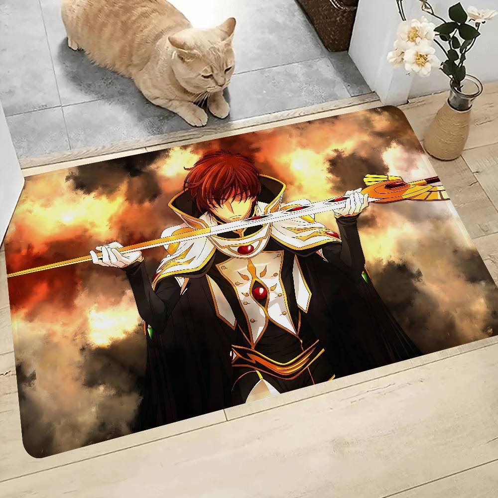 Коврик для комнаты Аниме Code Geass Дешевый Противоскользящий Современный Коврик с рисунком для гостиной Балкона Приветственный