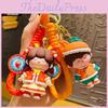 Charming Chibi Chihuahua Keychain Cute Cartoon Bag Pendant Perfect For Couples