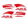 Wskpa9 1 комплект Наклейка на кузов автомобиля Для Nissan Juke Nismo Гоночные Спортивные Полосы Декор Боковой Части Двери Автомобиля Виниловые Наклейки Внешние Аксессуары