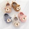 New Baby Cute Bear Shoes Baby Boys Girls Sofe-sole Non-slip Indoor  Casual Toddler Shoes Infants First Walker Shoes 0-18 Months
