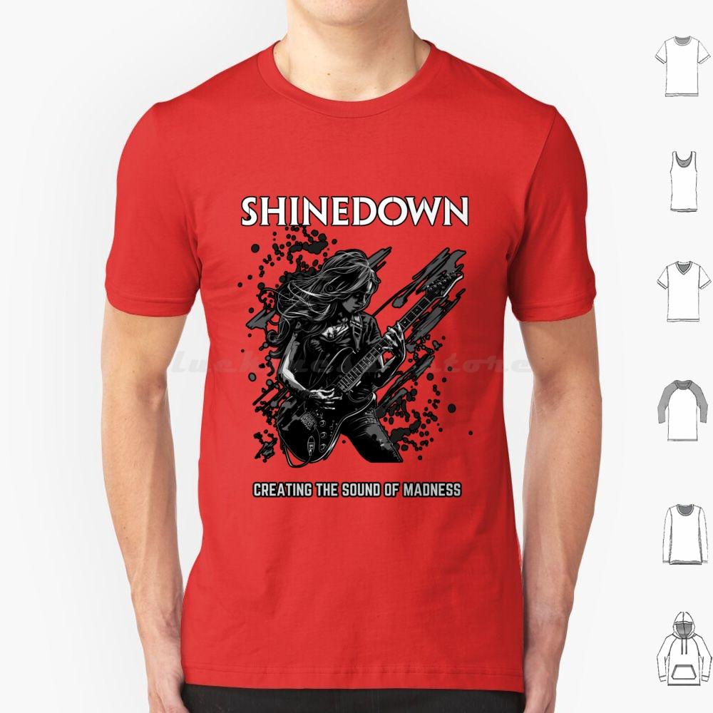 Creating The Sounds Of Madness T Shirt Cotton Men Women DIY Print Shine Down Rockband Rockmusic Fan Band