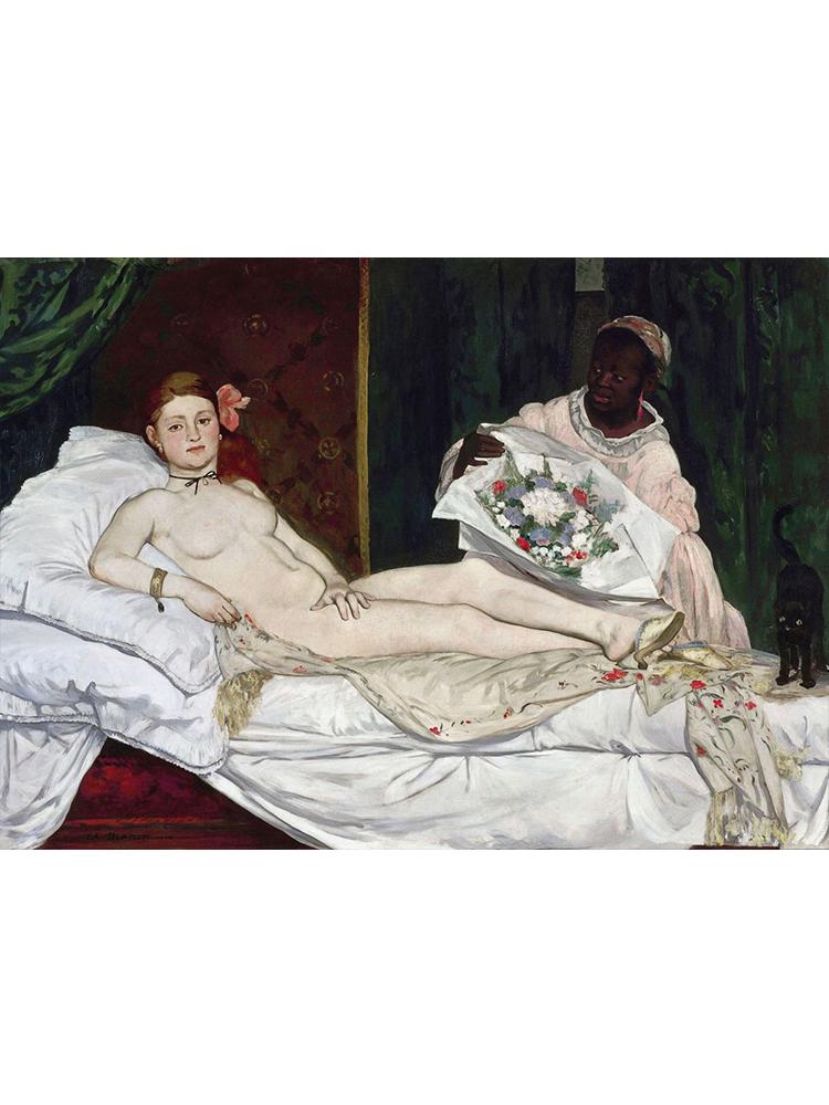 Famous Artist Edouard Manet Artwork Olympia Poster Canvas Painting Wall Art For Modern Living Room Home Decoration Cuadros