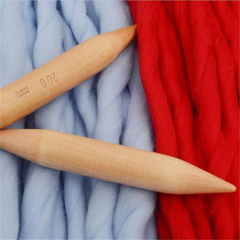 Fashion Yarn Circular Bamboo Sewing Tool Knitting Crochet Hooks Braided Ring Needle
