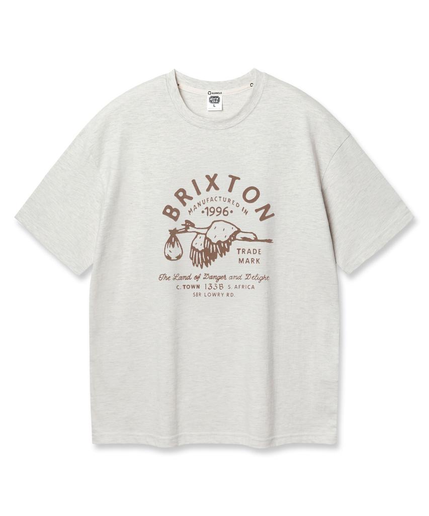 ALVINCLO Brixton Oversized Short Sleeve T-Shirt Ast4784 (2 Colors)