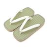Takeharu Studded Sponge Tatami White Japanese Sandal Made In Square Ukon Made In Japan Size 4L Men's Sandals, Sole, Fabric, Straps, Pattern, Sole,