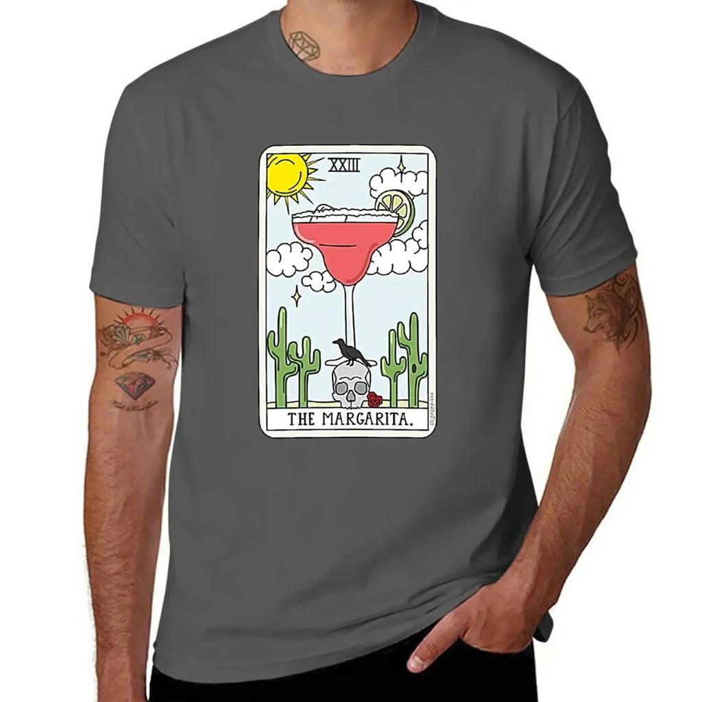 Margarita Reading Tshirt Funnys Summer Clothes Unisexs Graphic Tshirts