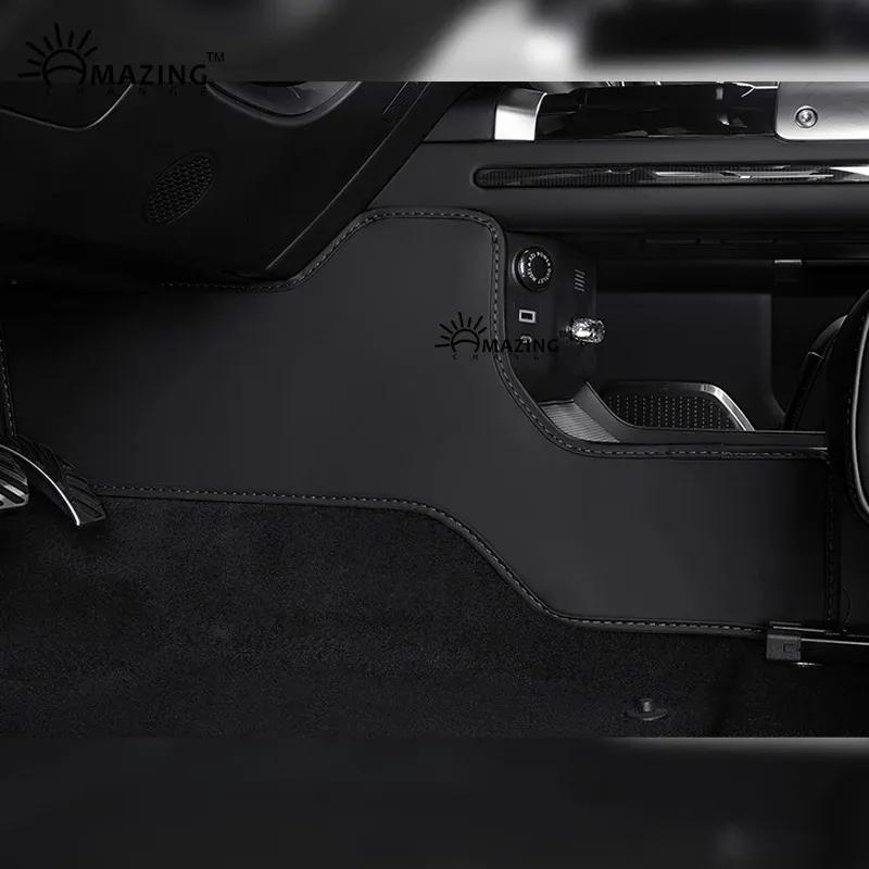 Для Chery Jetour G700 2025 Центральный кожаный коврик для ног Водонепроницаемый коврик с обеих сторон центральной консоли Для Chery Jetour G700 2025