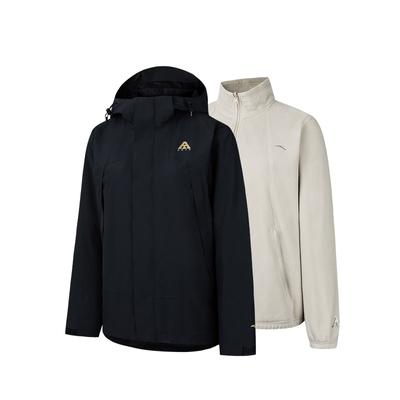 Earth Shell 3 в 1 Hard Shell водонепроницаемая ветрозащитная дышащая куртка женская куртка базовая-черный телесный-хаки 962447601-3