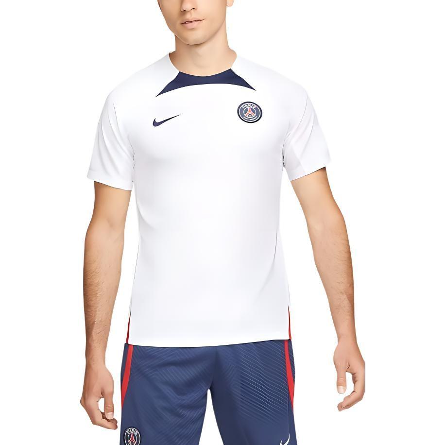 Nike Мужские белые футболки для футбола, умеренный прямой крой, DJ8589-101