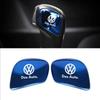 For Volkswagen 1K2 Car Gearbox Control Gear Lever Stickers Shift Stick Handle Accessories For VW GTI Polo Golf Passat Tiguan Arteon Taigo Hub Cap