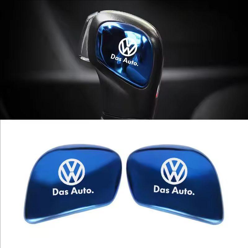 For Volkswagen 1K2 Car Gearbox Control Gear Lever Stickers Shift Stick Handle Accessories For VW GTI Polo Golf Passat Tiguan Arteon Taigo Hub Cap