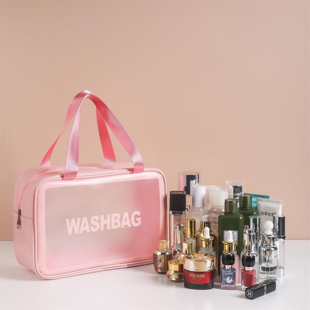 Large Capacity Thickened Wash Bath Swimming Portable Storage Cosmetic Bag Female Portable Travel Cosmetic Storage Bag