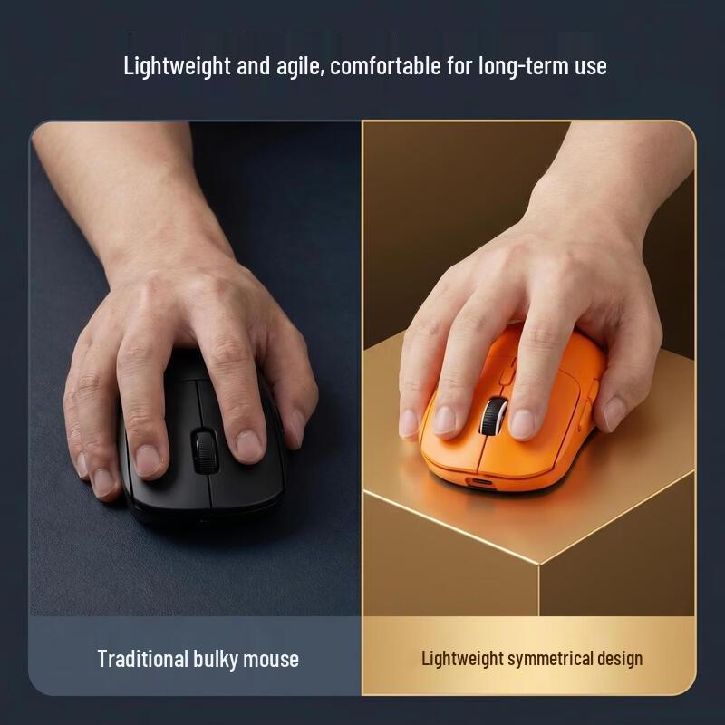 OLOEY Tri-Mode Wireless & Wired Bluetooth Mouse