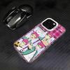 Чехол для телефона аниме S-Сайки Кусуо для iPhone 16 15 14 13 12 11 Pro Max Белый Матовый Лазерный Металлик Аврора Funda