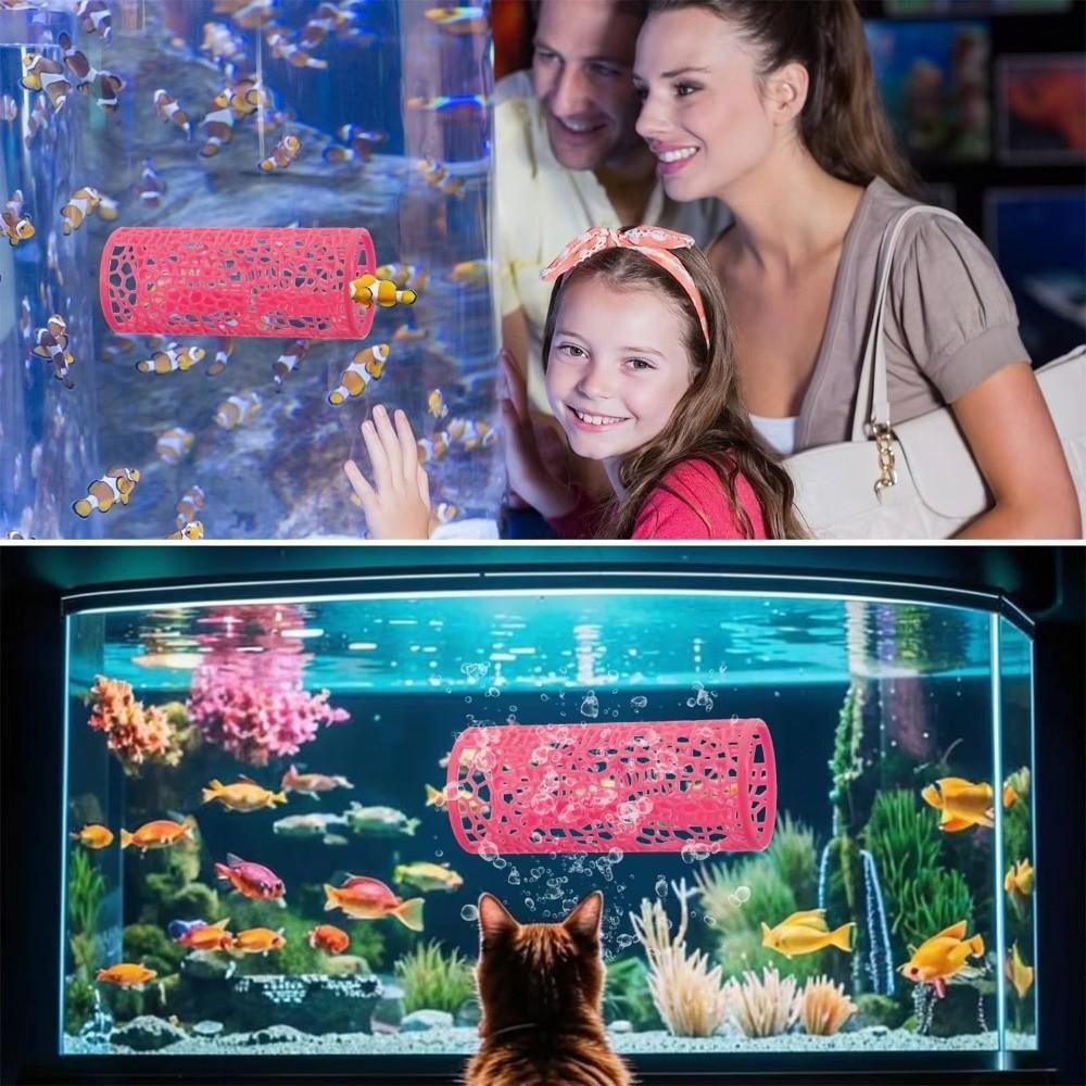 Fish Tank Decoration Fish Tank Tunnel Toys Shrimp Breeding Protector  for Betta Guppies