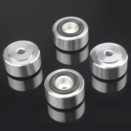 4 шт., шипы для динамика, подставка, ножки, алюминиевый сплав, HiFi динамик, амортизатор, редуктор резонанса