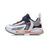 Li Ning Comfortable Fashion Casual Non-Slip Wear-Resistant Breathable Lightweight Low-Top Running Shoes Kids Sneakers White Blue YKNR044-5