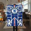 The Blues logo Print FlAannel Blanket, High quality Comfortable for All Seasons, Home Decor, Warmth and Comfort