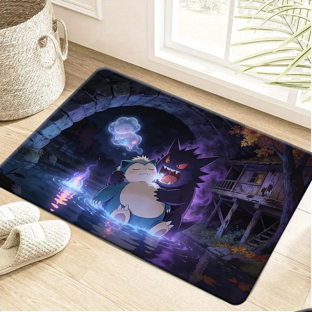 Charmander with Cap Winter Campfire Non-Slip Doormat Soft Floor Mat
