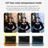 VILTROX 08X 8W RGB лампа для фотосъемки, полноцветная светодиодная лампа, карманный светильник для видеоблога, 2500K-8500K с регулируемой яркостью