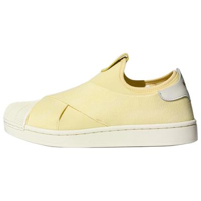Originals Superstar 2 Slip-On Удобная посадка Плоские кроссовки Унисекс кроссовки Желтые KZ7553