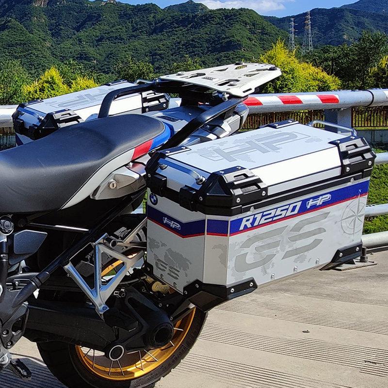 Motorcycle trunk top side luggage sticker, side box sticker Motorcycle modification sticker for BMW R1200GS slip on BMW R1250GS