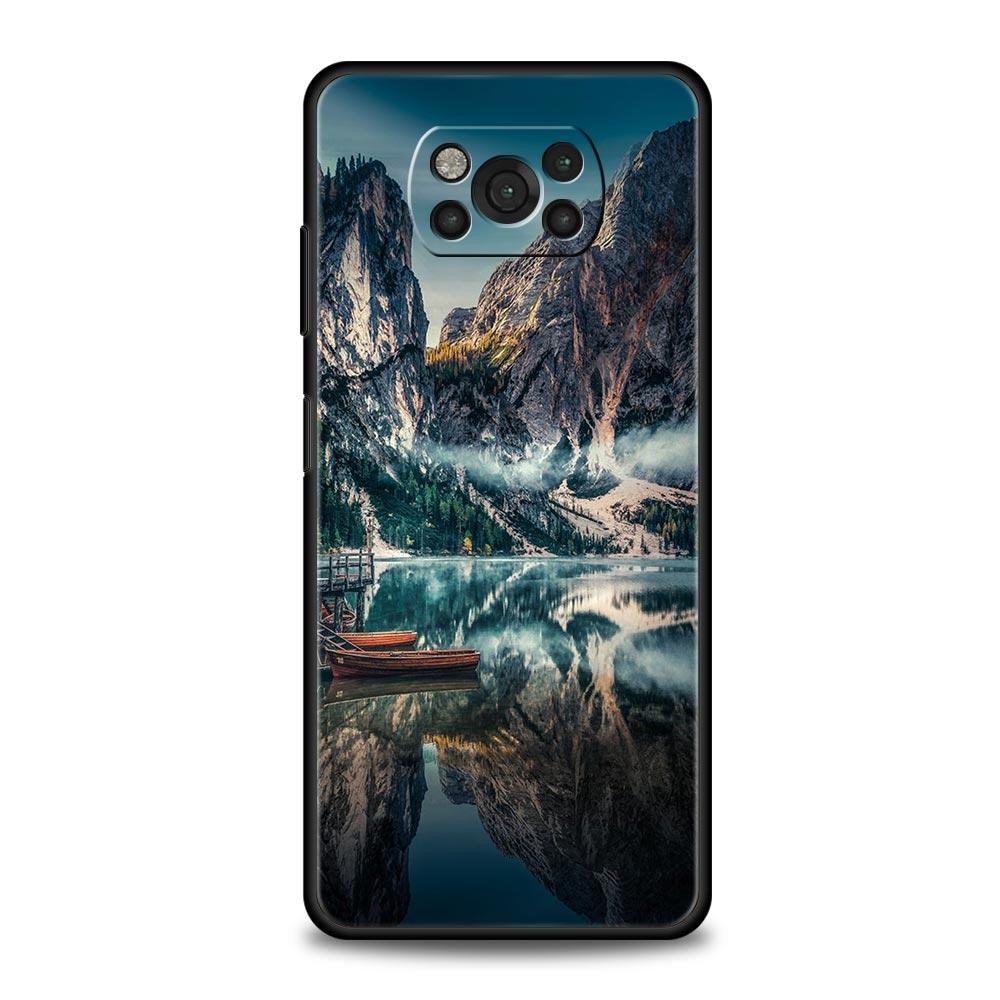 Чехол для телефона Природа Лес Пляж Восход Солнца для Xiaomi Poco X3 NFC M3 F3 F4 M4 X4 Mi Note 12T 12 Pro 10 11 Lite 10T 5G 11T 9T