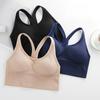Women Sports Bra Workout Push Up Seamless Sexy Fast Dry Yoga Fitness Removeable Pads Shockproof Running Wire Free X Shape Back