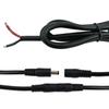 Copper DC 5.5x2.1mm Power Male & Female Plug Cable 12V1, 1.5 Square Power Cord, 14AWG.