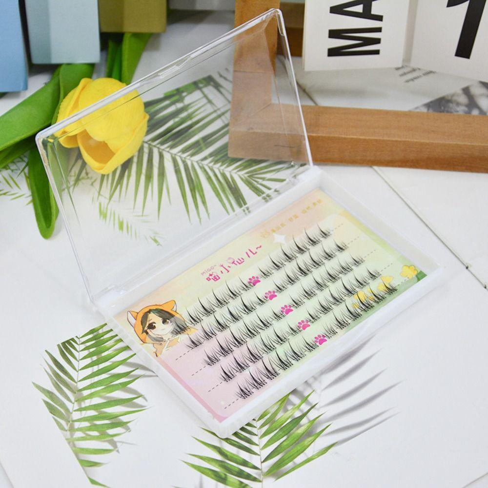 Наращивание ресниц Индивидуальные пучки ресниц DIY Сегментированные ресницы Пучки DIY