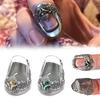 Metal Open Nail Acorn Thimble DIY Craft Embroidery Finger Protector Retro Sewing Thimble Household