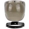 helmet bubble visor top quality open face motorcycle helmet visor 12 color available vintage helmet windshield shield