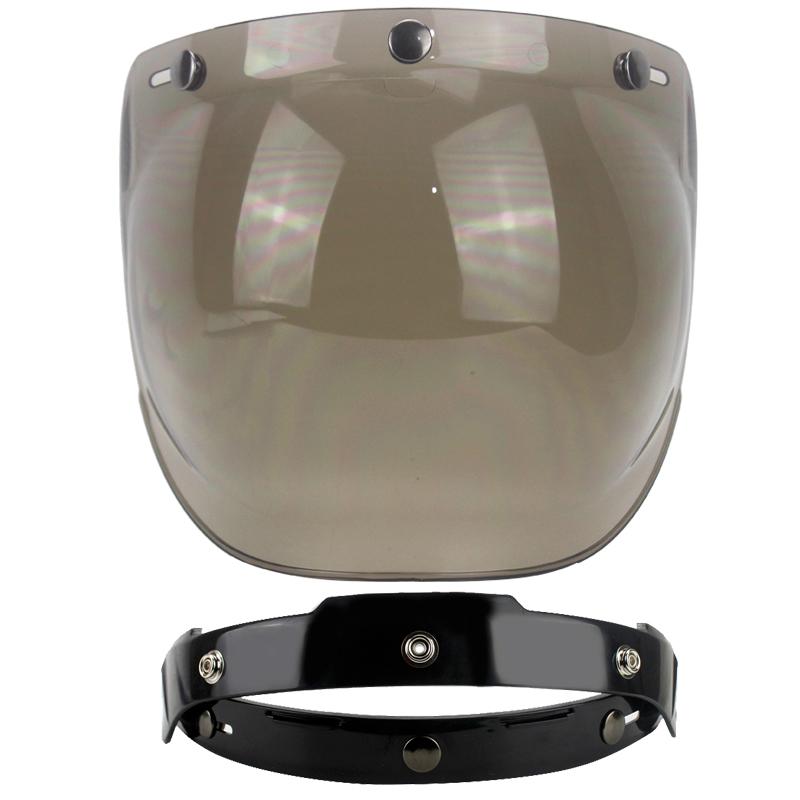 helmet bubble visor top quality open face motorcycle helmet visor 12 color available vintage helmet windshield shield
