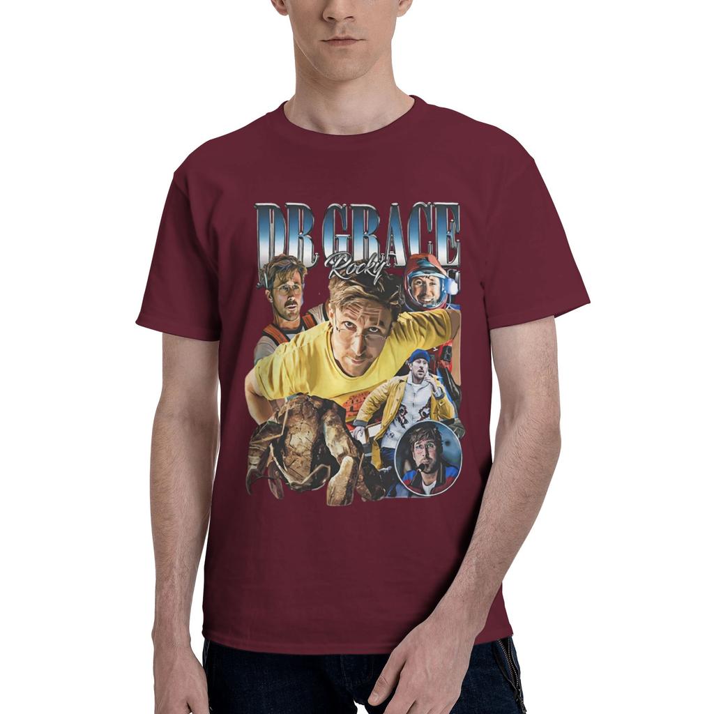 Custom Cool Ryland Grace Scifi T Shirt Unisex Short Sleeves Pure Cotton Tshirt Leisure Project Hail Mary Film Tees Tshirts