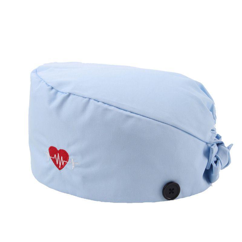 Удобная хлопковая хирургическая шапочка с влагопоглощающей регулируемой посадкой