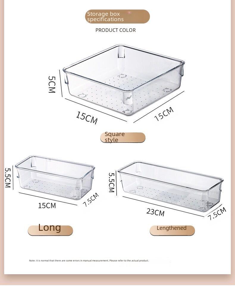Коробка для хранения ювелирных изделий с антиокислительным покрытием для сережек, ожерелий и колец - прозрачный органайзер с ящиками
