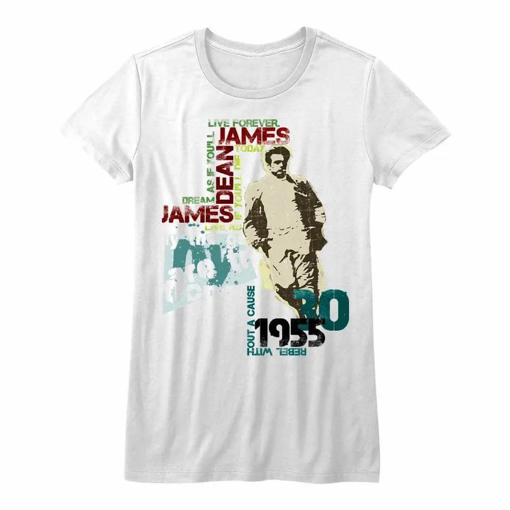 James Dean Live Forever Women's T Shirt