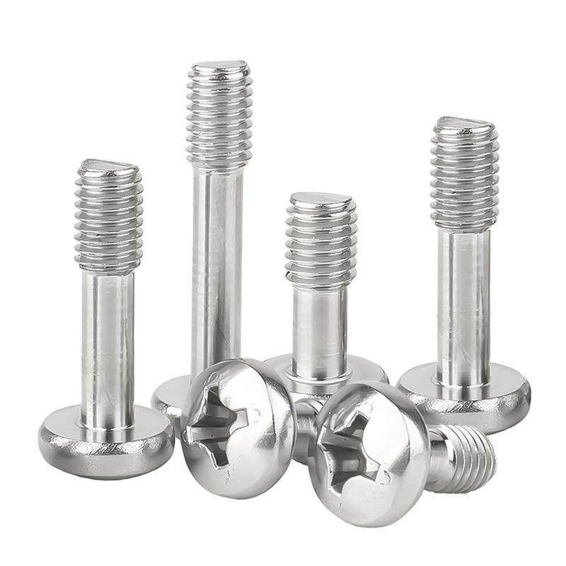 Yigu 304 Stainless Steel Phillips Round Head Captive Screws - M2/M3/M4 Half Thread Pan Head Machine Screws